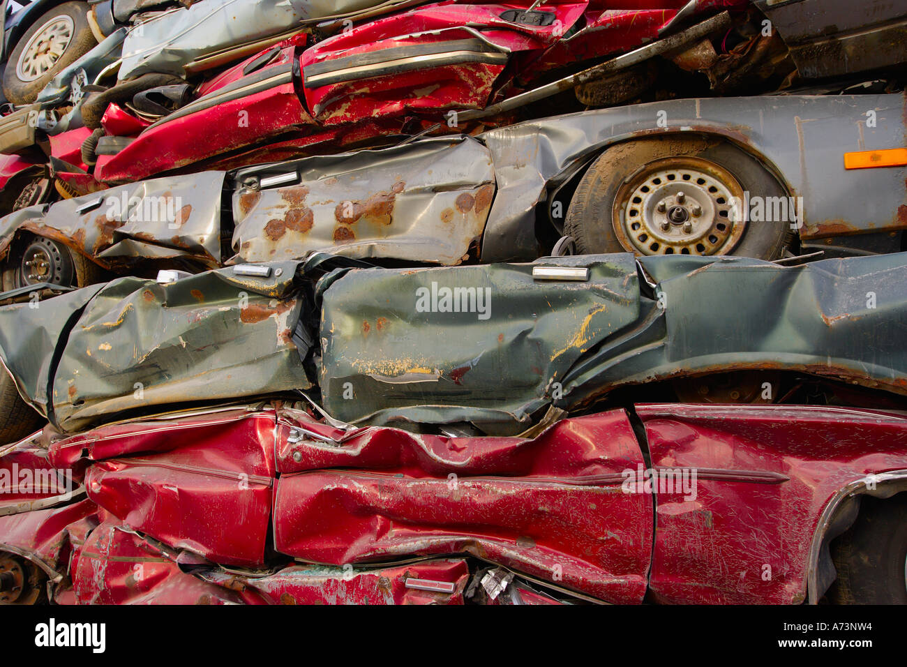 Flattened cars hires stock photography and images Alamy
