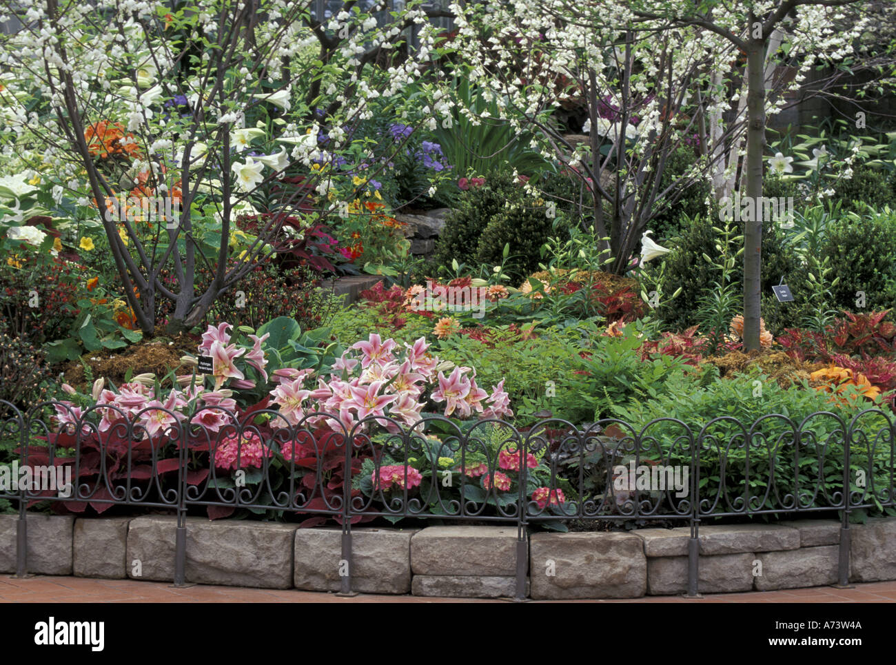 Usa Ohio Cincinatti Indoor Garden Krohn Conservatory Stock Photo Alamy