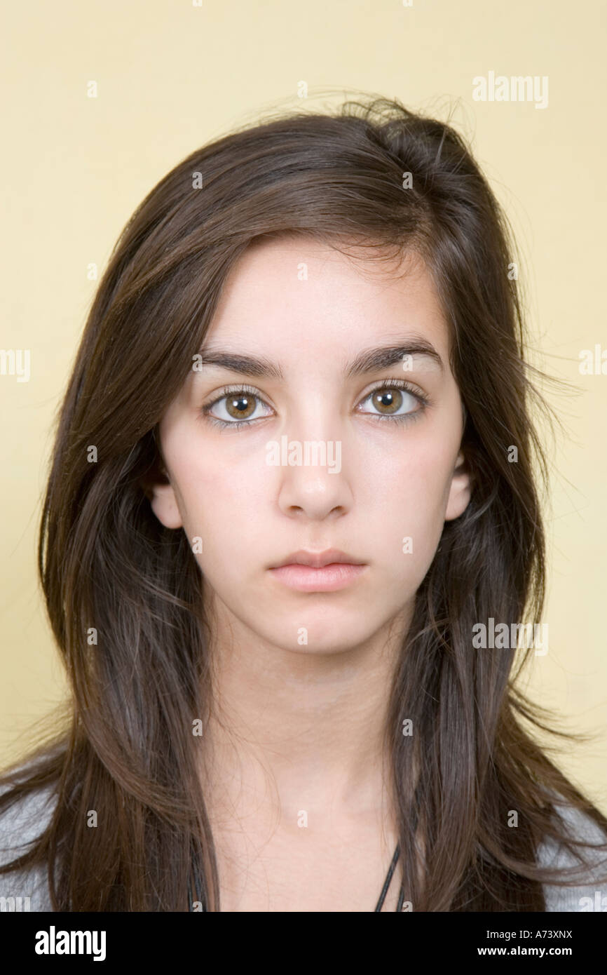 Portrait of Young Asian Mixed Race Teenage Girl UK Stock Photo - Alamy