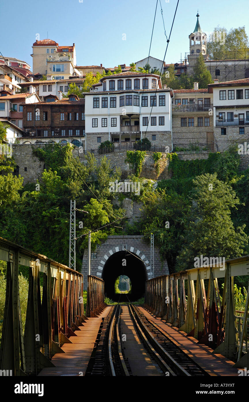 Train tunnel, Veliko Tarnovo, former capital of Bulgaria, Europe Stock Photo Alamy