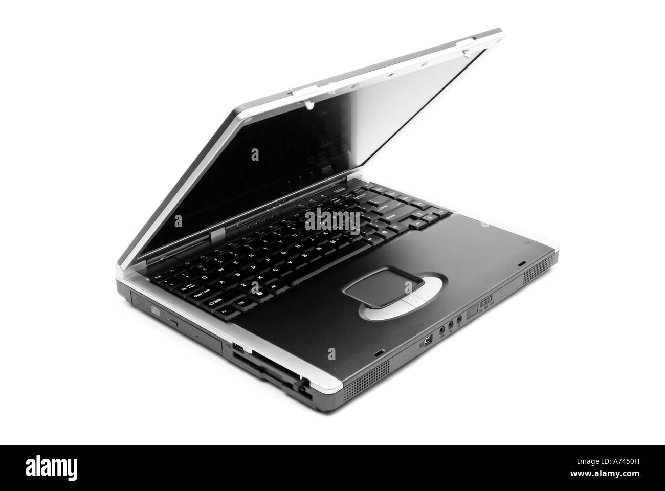 Computer laptop cut out Stock Photo