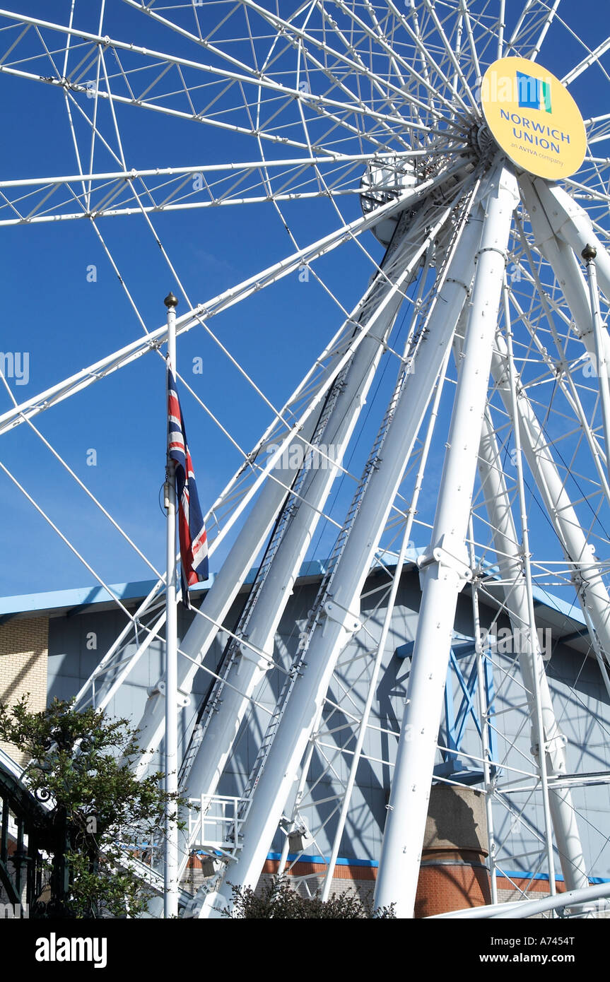 Yorkshire wheel big wheel york Stock Photo Alamy