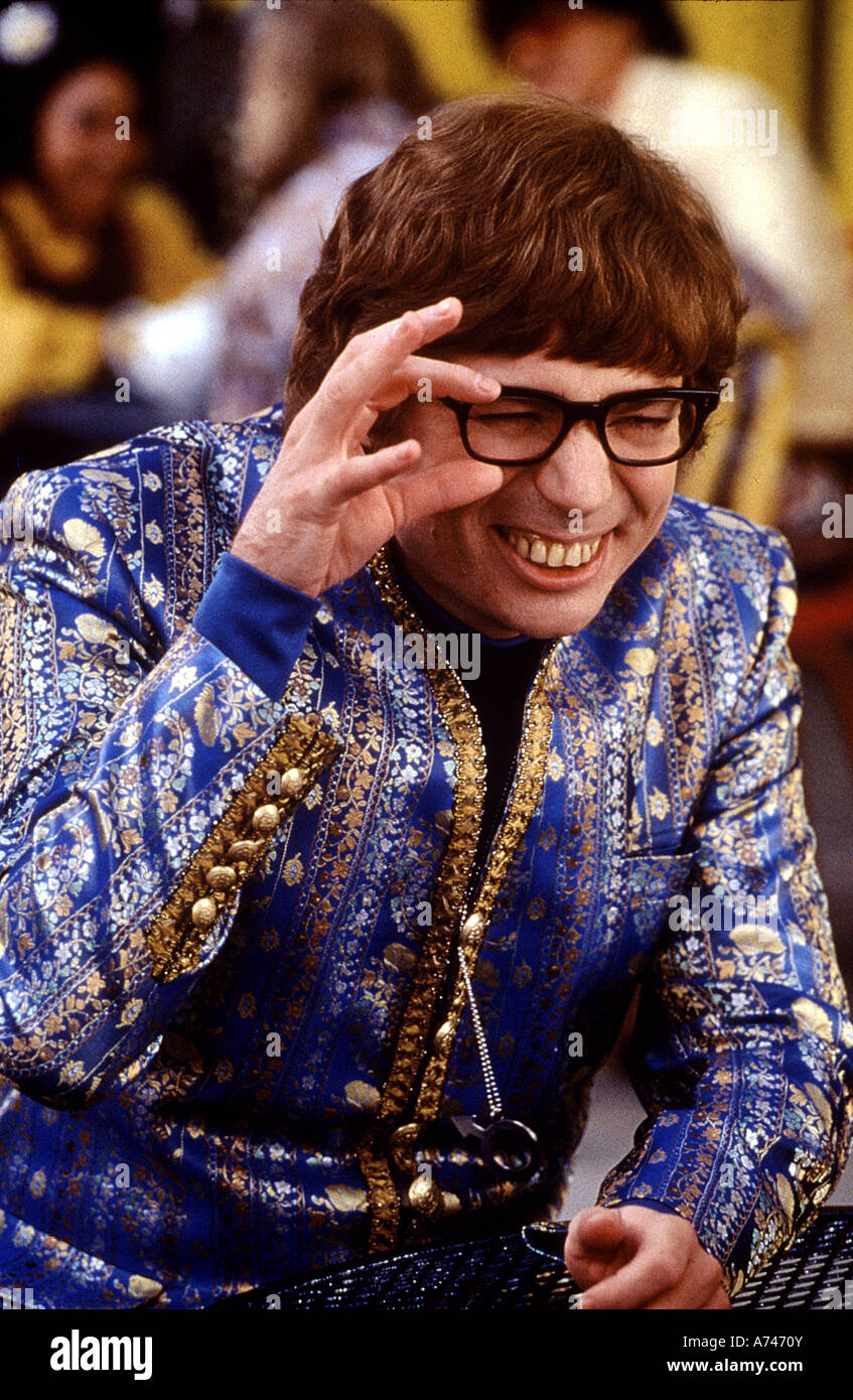 AUSTIN POWERS : INTERNATIONAL MAN OF MYSTERY 1997 Guild/NewLine film with Mike Myers Stock Photo