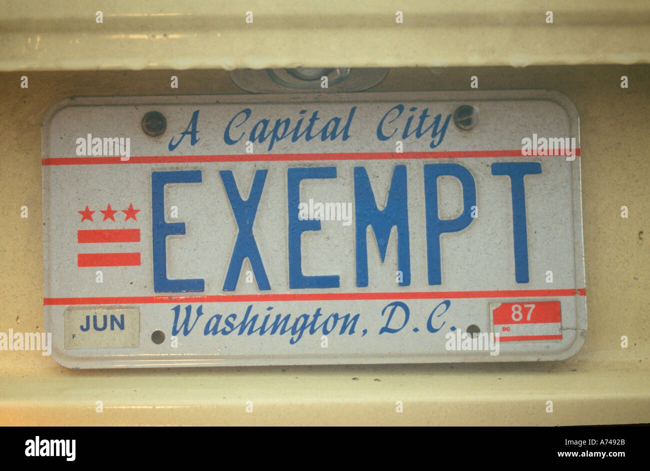 Washington dc license plates hires stock photography and images Alamy