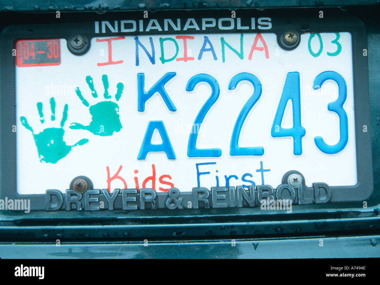 Indiana license plate hires stock photography and images Alamy