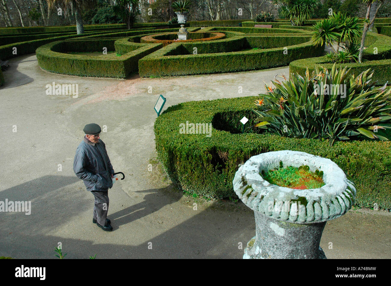 Pazo de Castrelos gardens VIGO Pontevedra province Galicia region Spain Stock Photo