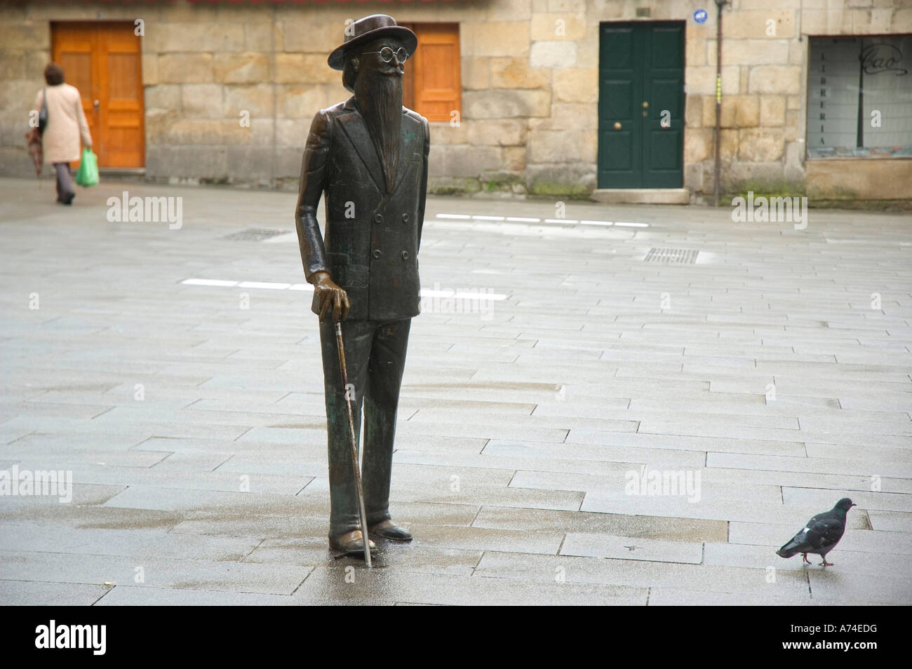 Statue Of Writer Valle Inclan Mendez Nu ez Square PONTEVEDRA Pontevedra statue-of-writer-valle-inclan-mendez-nu-ez-square-pontevedra-pontevedra