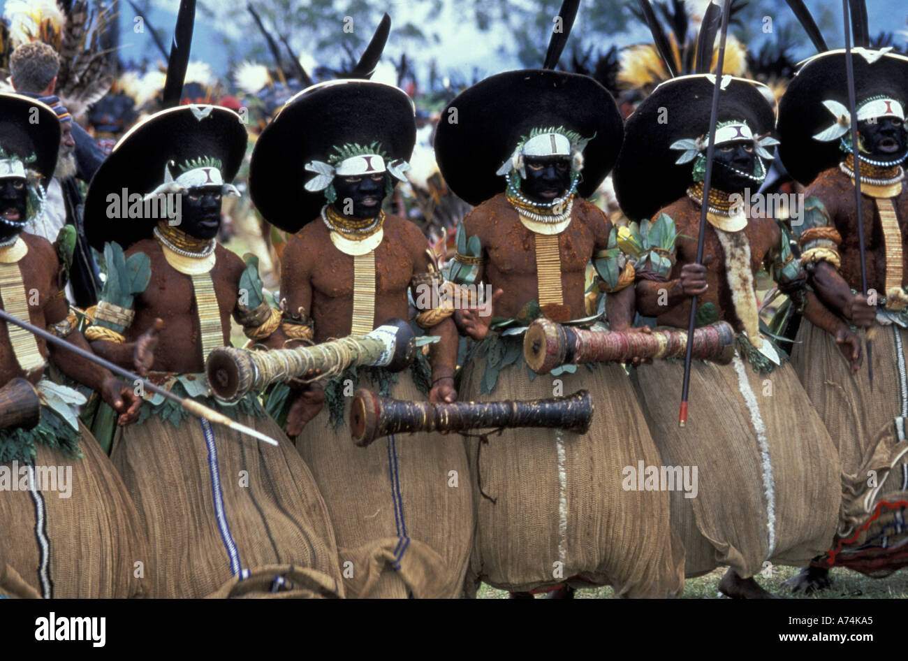 Papua new guinea music musical instrument hi-res stock photography and