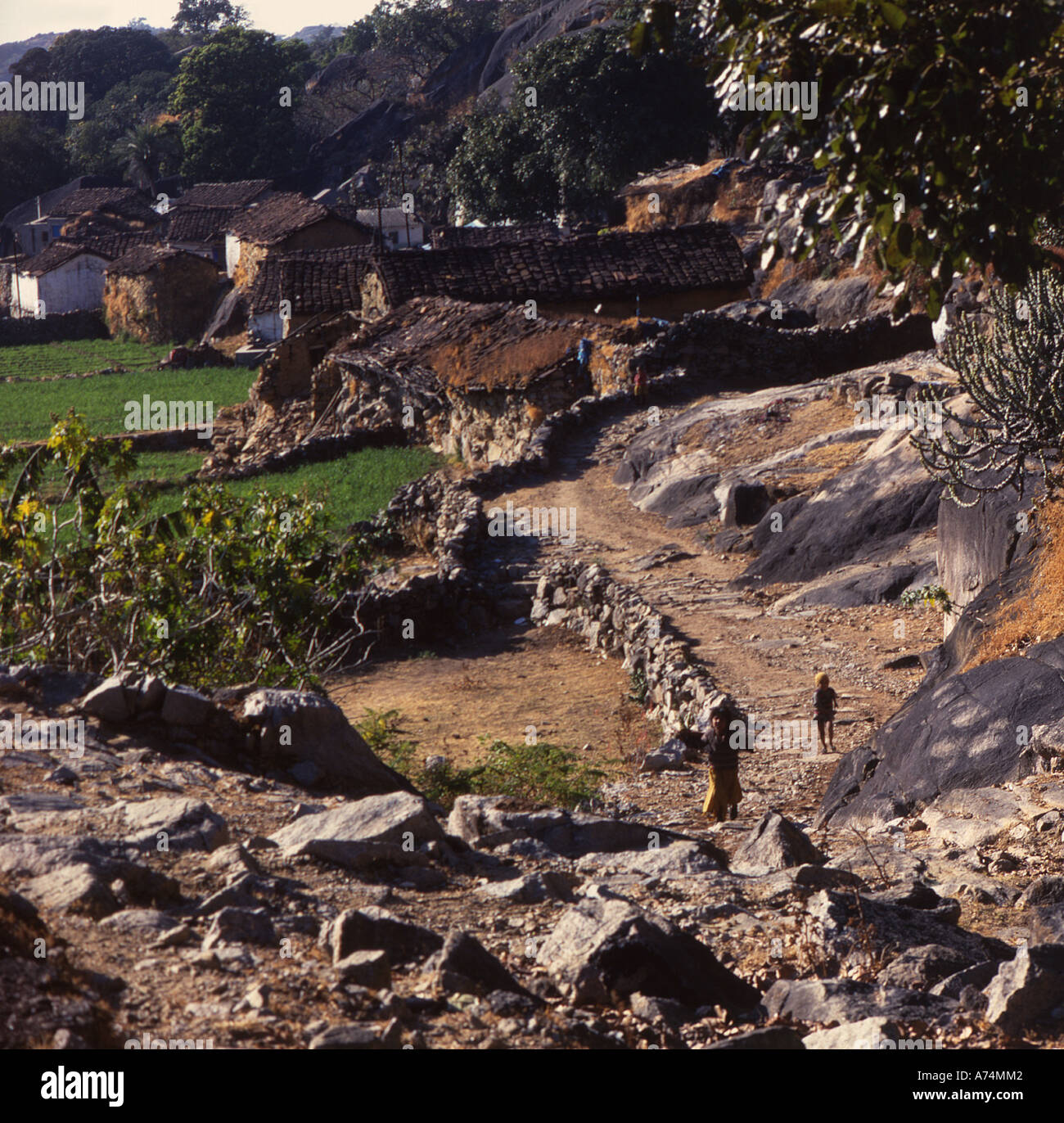 Indian village hi-res stock photography and images - Alamy