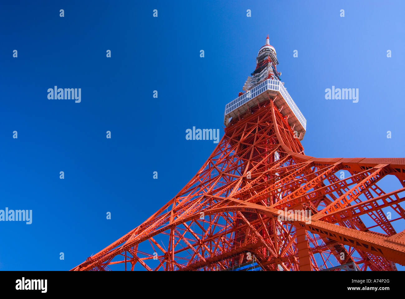 Tokyo Tower Japan Stock Photo