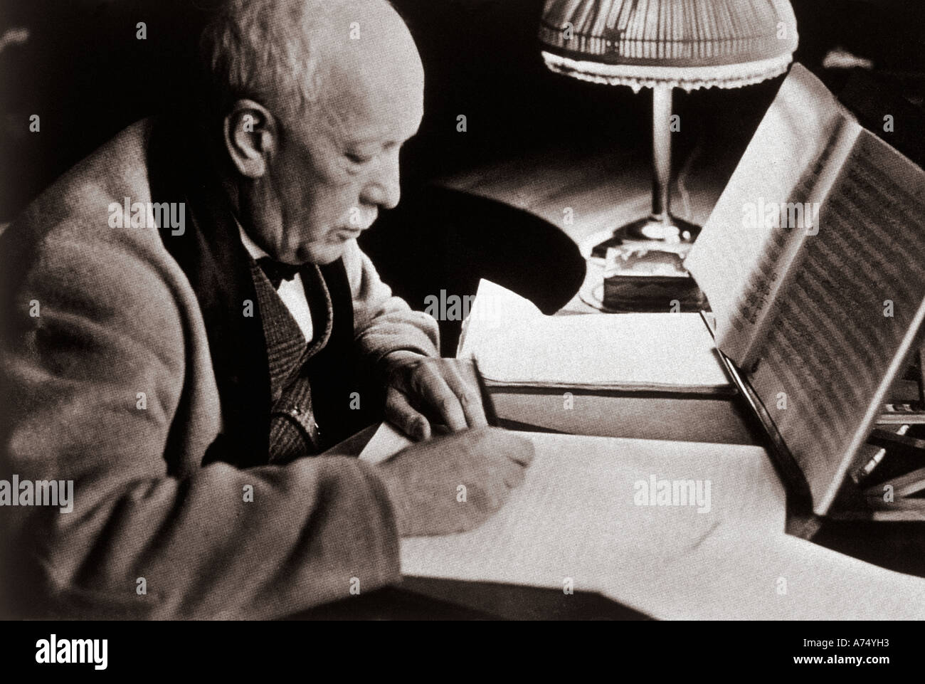 RICHARD STRAUSS German composer 1864 to 1949 Stock Photo