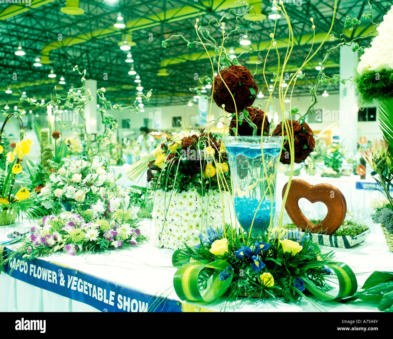 EXHIBITION OF FLOWERS AT INTERNATIONAL CONVENTION CENTRE DOHA QATAR