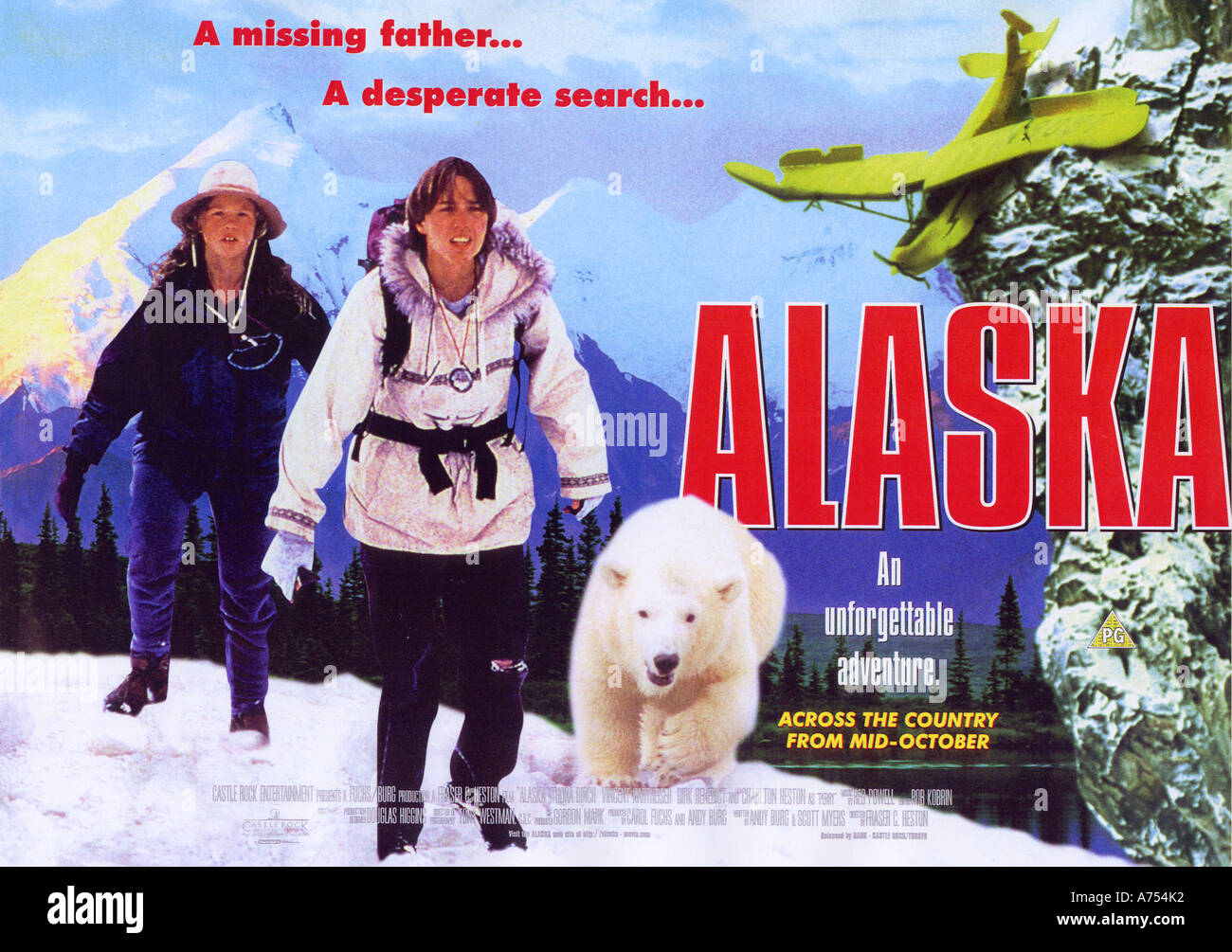 ALASKA Poster for 1995 Columbia film Stock Photo Alamy