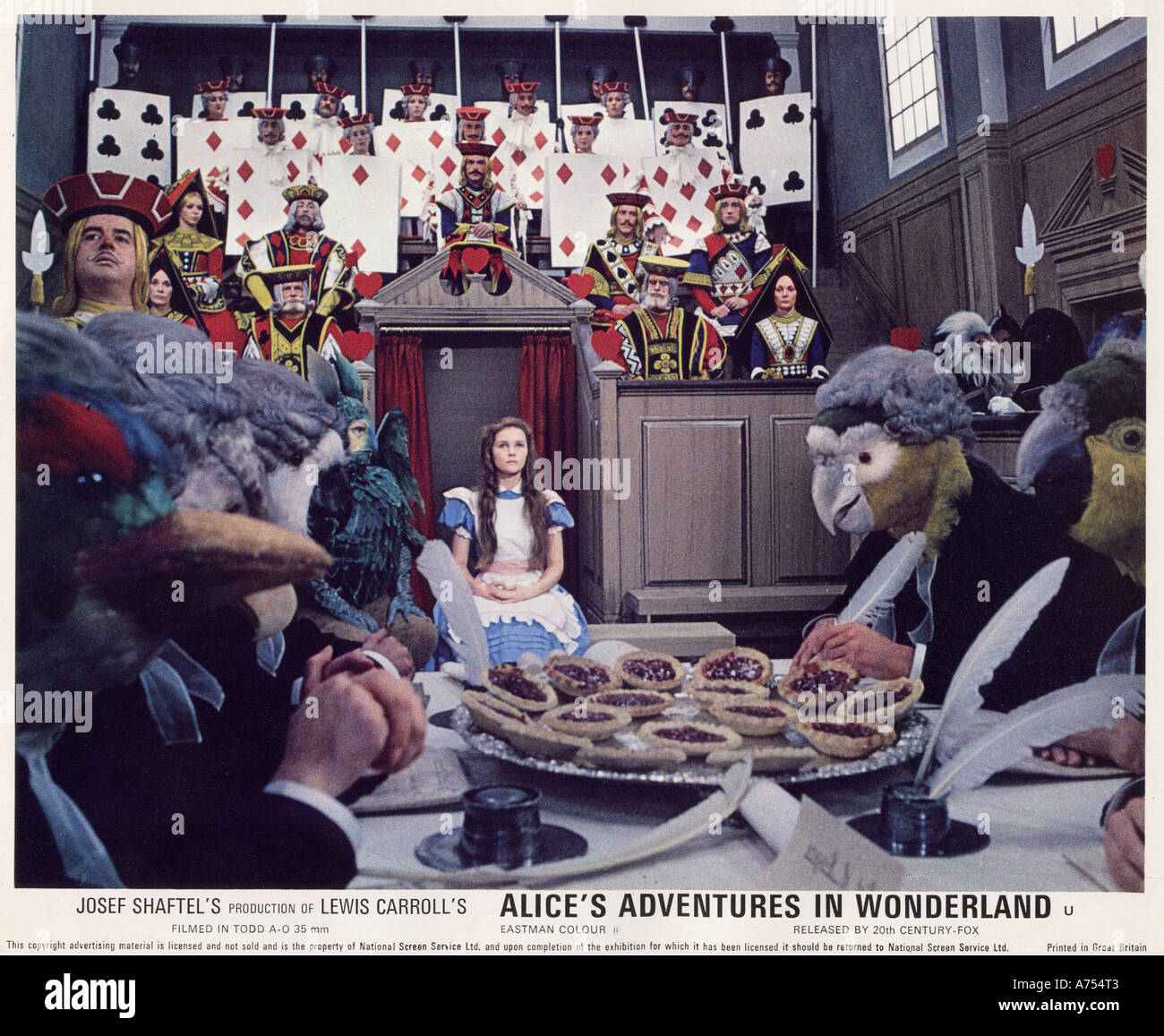 ALICE'S ADVENTURES IN WONDERLAND 1972 TCF film with Fiona Fullerton as Alice Stock Photo