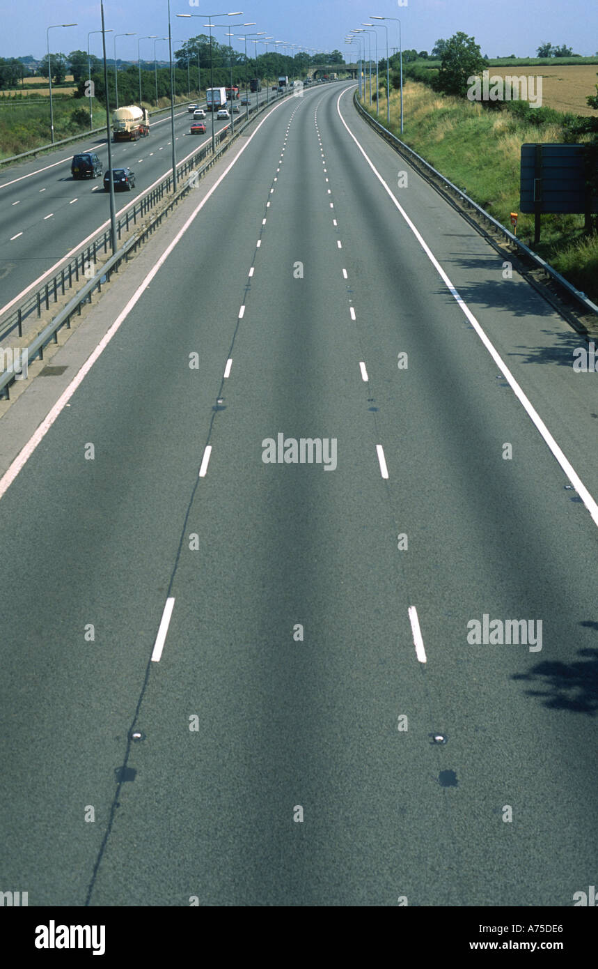 M1 motorway empty hi-res stock photography and images - Alamy