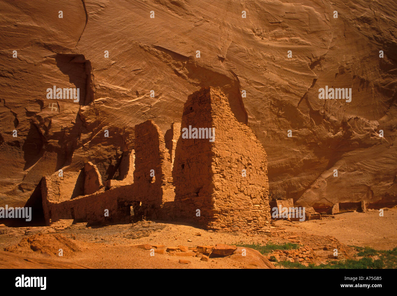 Antelope House Ruins, Anasazi cliff dwellings, Canyon de Chelly National Monument, Canyon de
