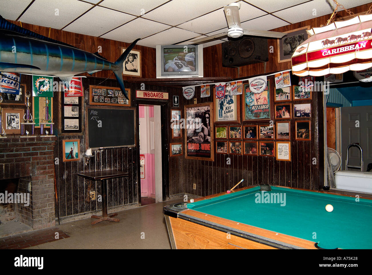 The key largo bar in Florida Stock Photo Alamy