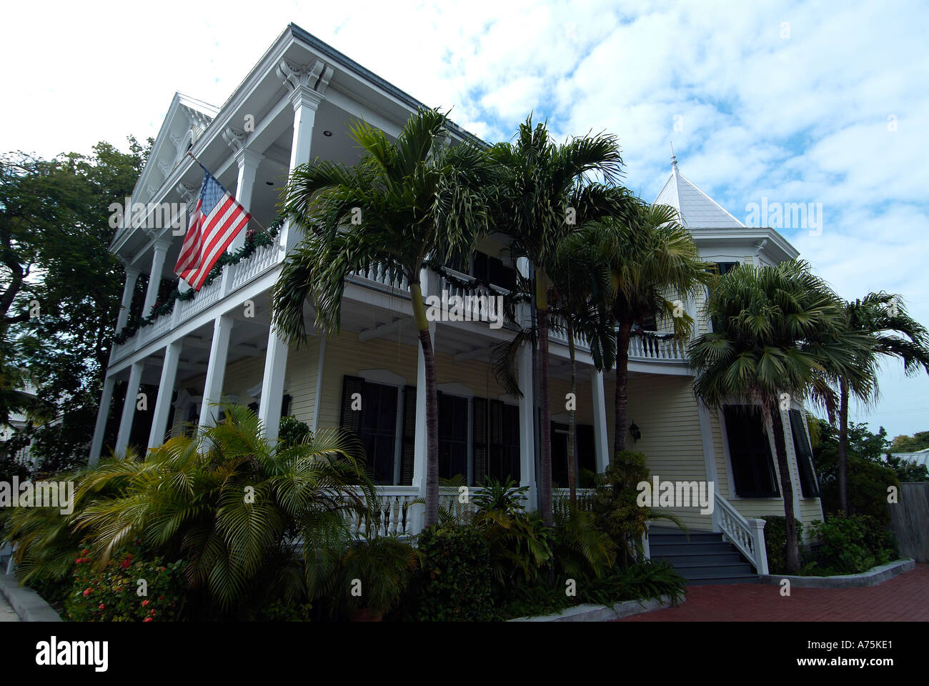 Typical house of the Keys islands in Florida Stock Photo - Alamy