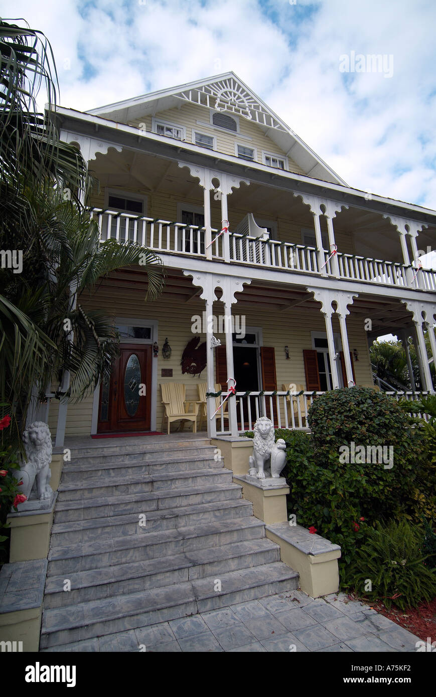 Typical house of the Keys islands in Florida Stock Photo - Alamy