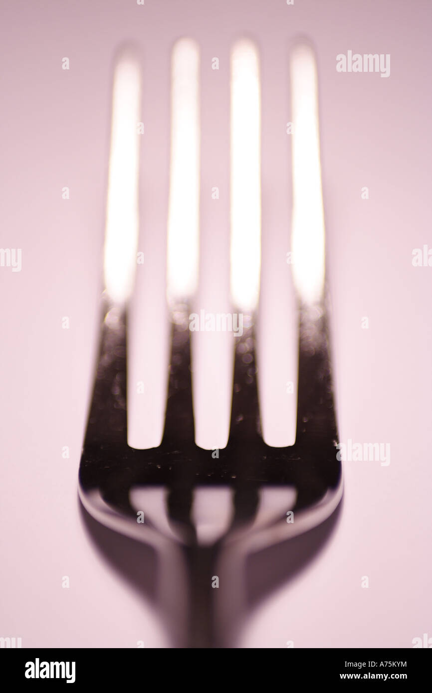 Metal eating fork Stock Photo Alamy