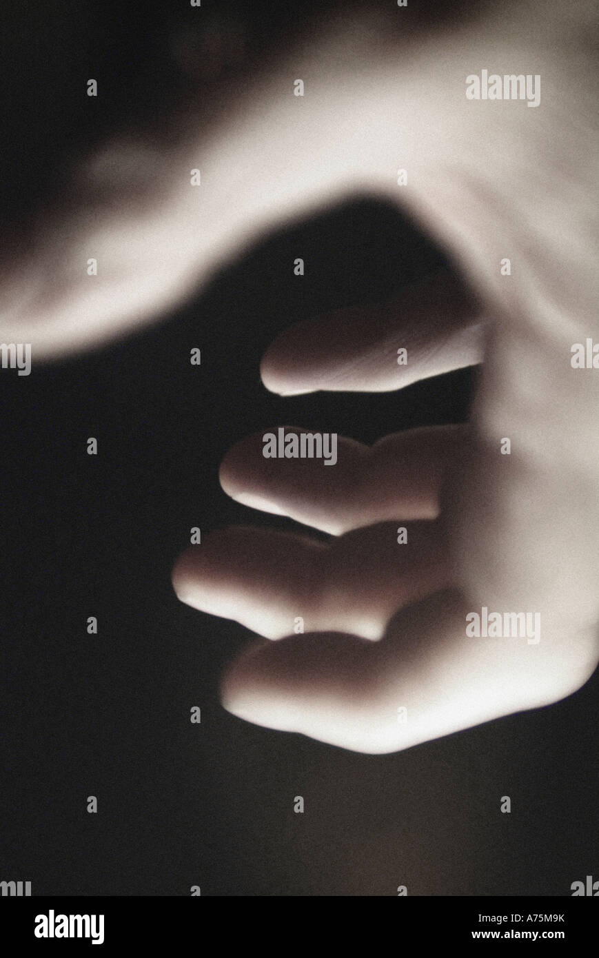 Hand fingers grasping reaching aspiring aspirational abstract artistic