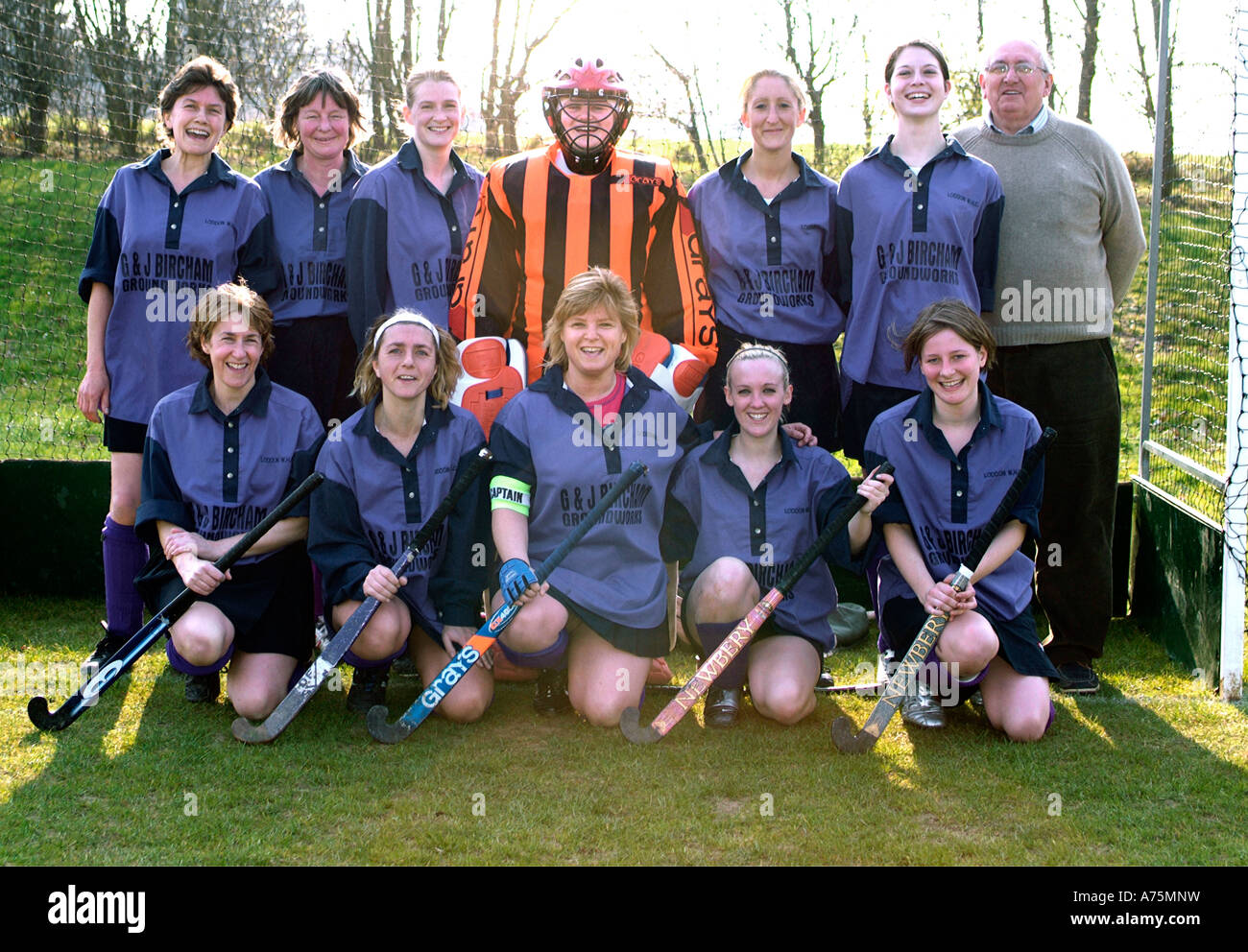 Loddon Ladies Hockey team 2007 Stock Photo