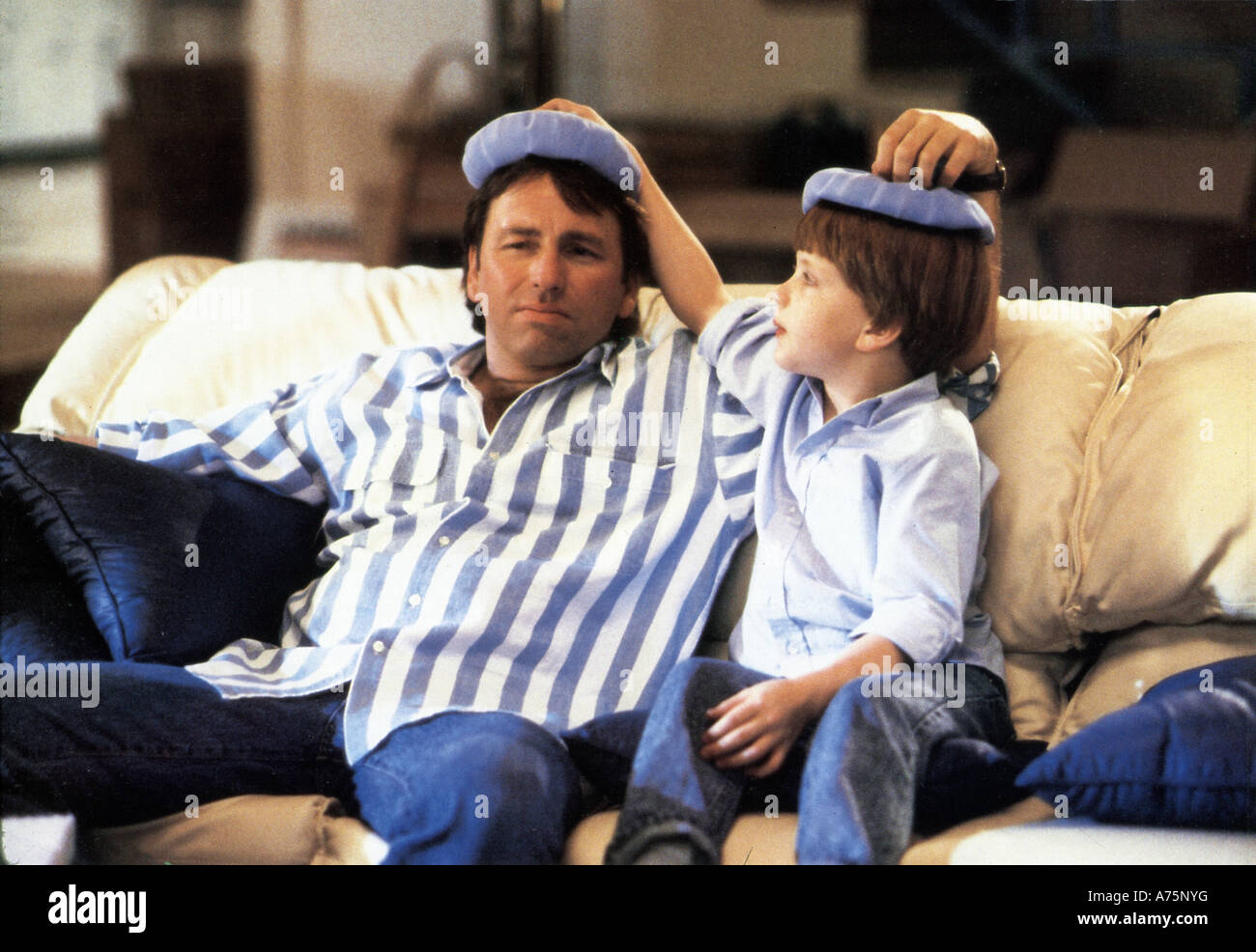 PROBLEM CHILD - 1990 UIP/Universal film with  John Ritter at left and Michael Oliver Stock Photo