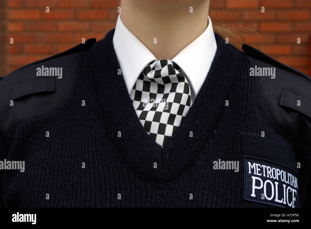 Metropolitam Police Uniform, London. Stock Photo