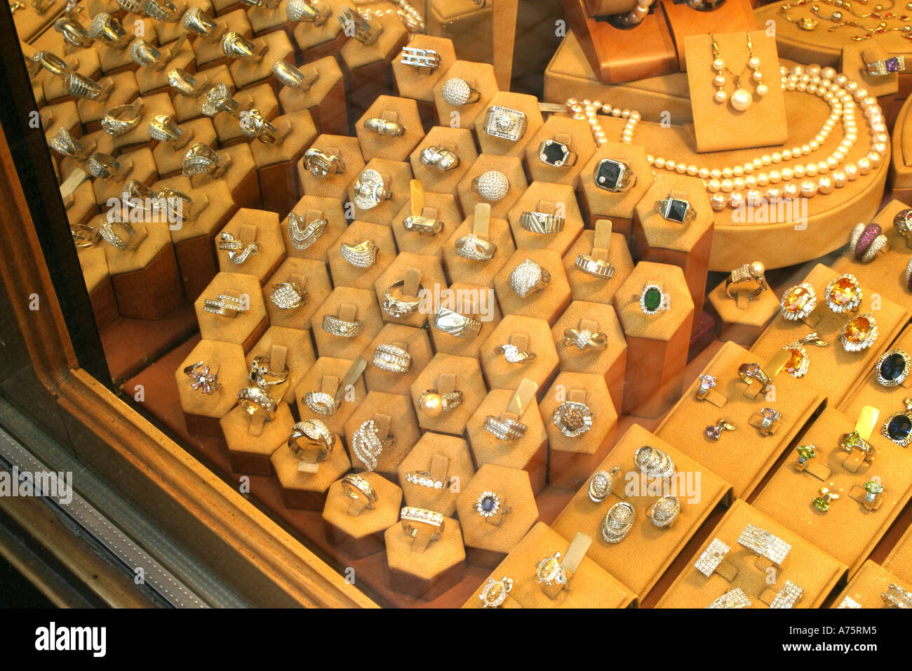 Jewellery Shop Prague Stock Photo Alamy
