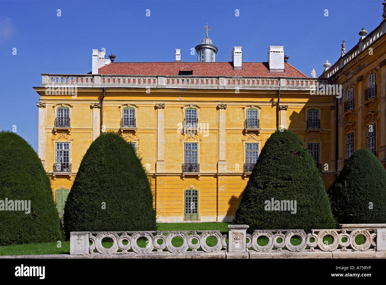 Schloß Esterhazy in Fertöd Ungarn Palace Esterhazy Stock Photo Alamy