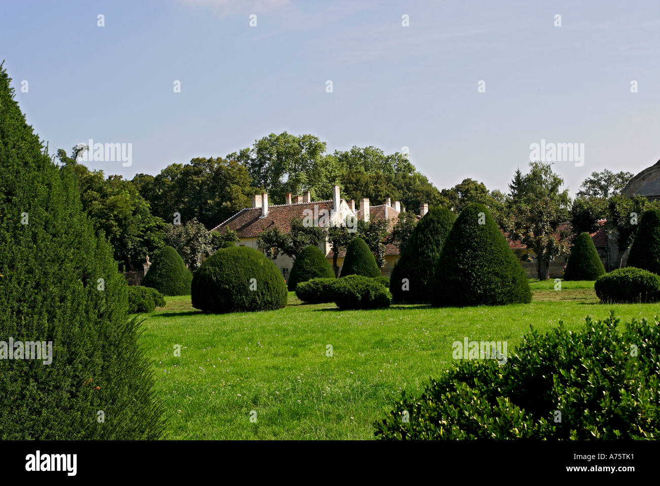Schloß Esterhazy in Fertöd Ungarn Stock Photo Alamy
