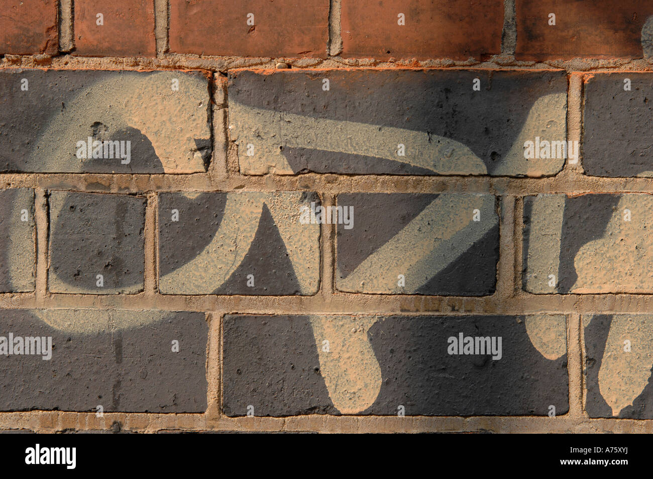 Graffiti Brick Wall Stock Photo Alamy