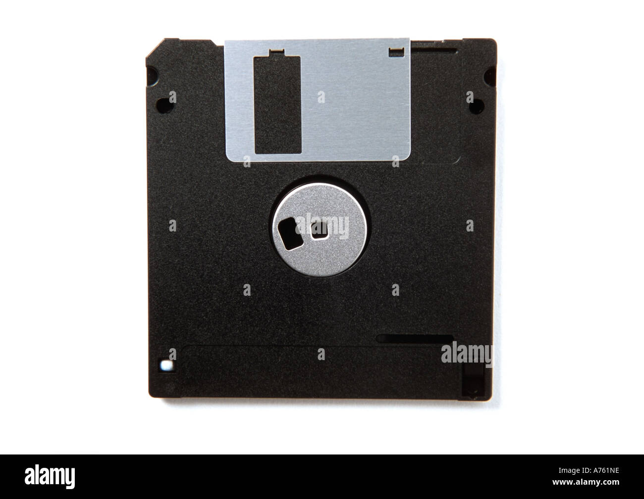 Floppy disk on white background Stock Photo