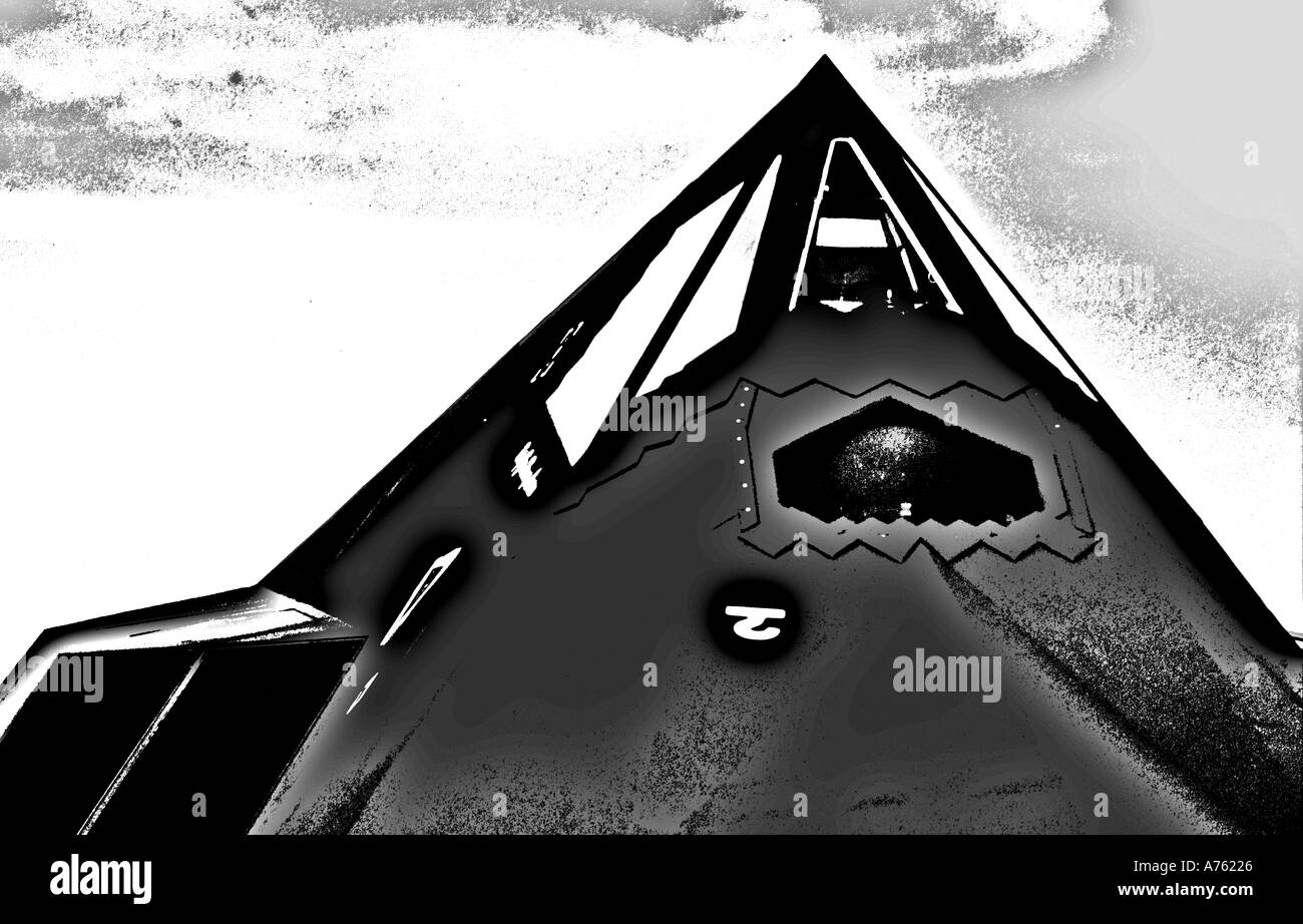 F 117 nighthawk Black and White Stock Photos & Images Alamy