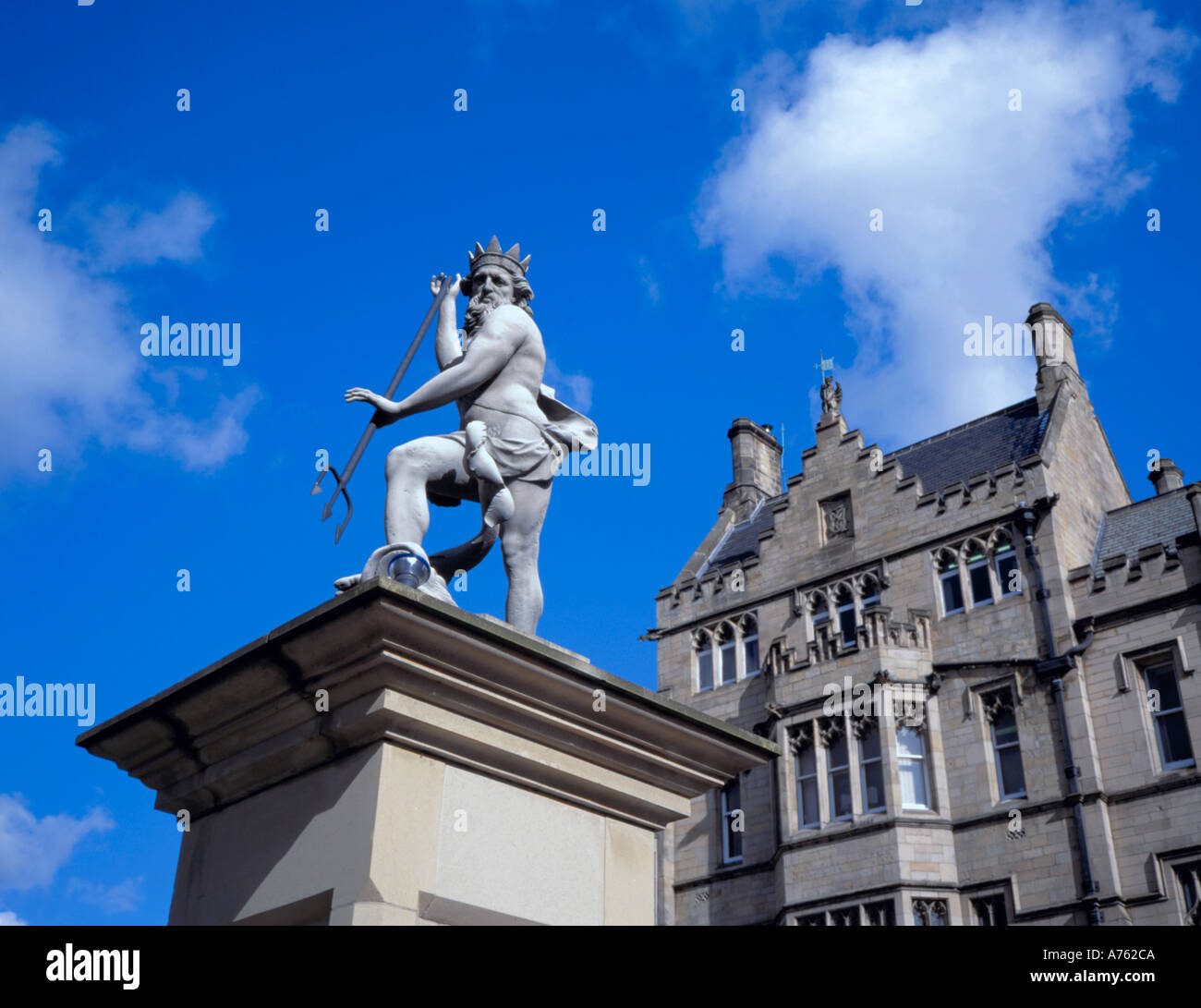 Statue of Neptune, Market Place, Durham City, County Durham, England