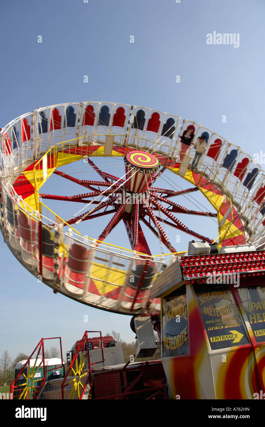 British Fair Rides Helter skelter fairground rides hi-res stock photography and images - Alamy