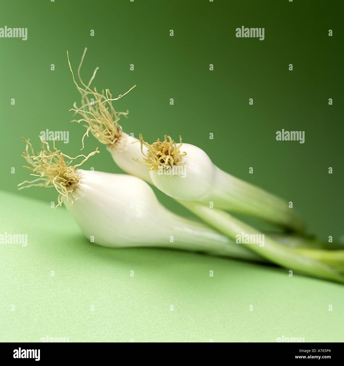 Fresh spring onions leaf Cut Out Stock Images & Pictures - Alamy