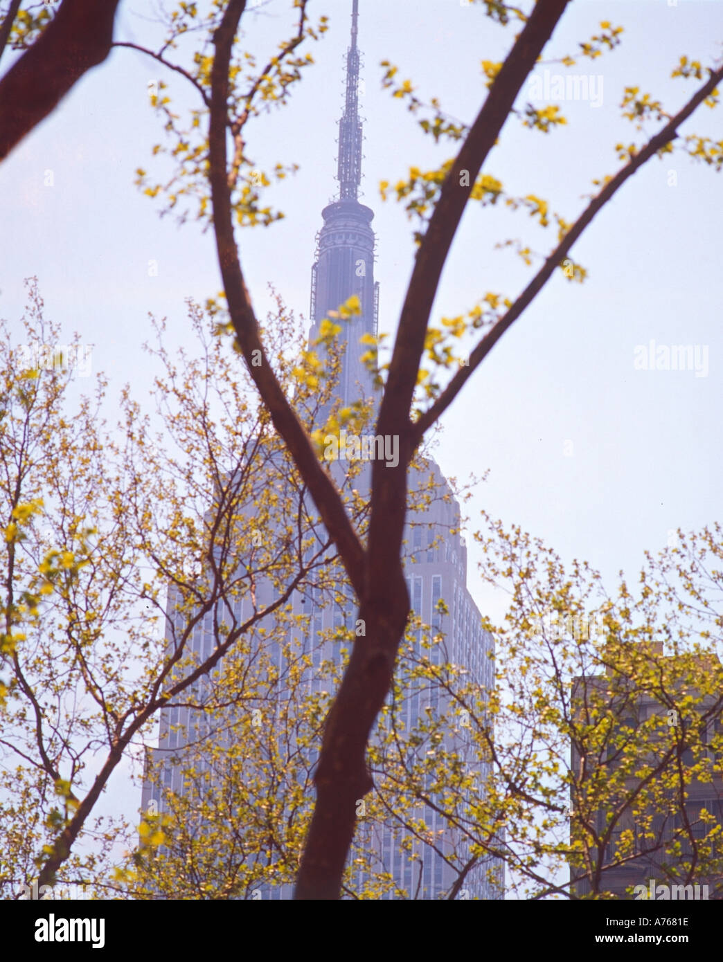 Image showcasing Empire state from central park hi-res stock photography and images - Alamy