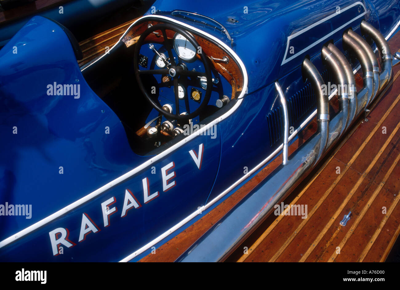 The 1935 hydroplane Rafale V Stock Photo