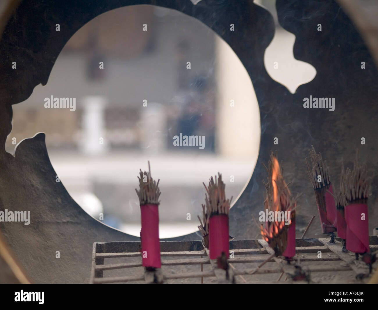 Incense burning by window hi-res stock photography and images - Alamy