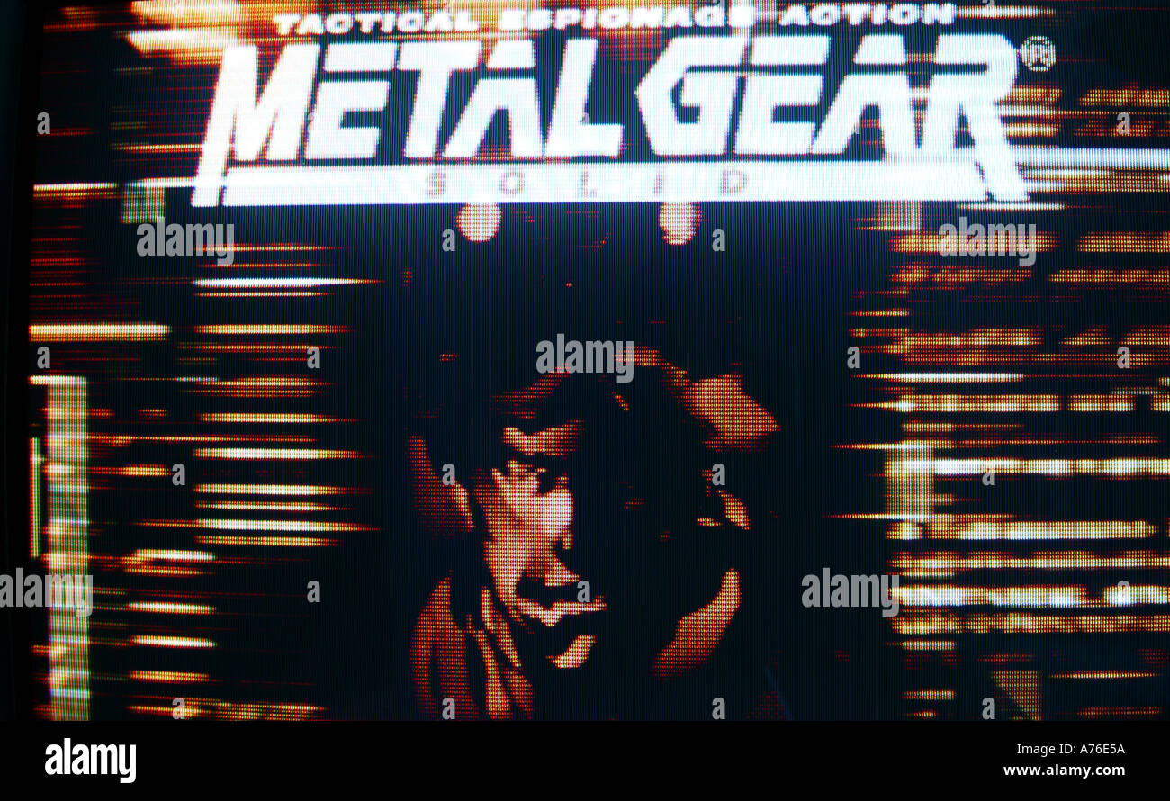 metal gear solid Stock Photo
