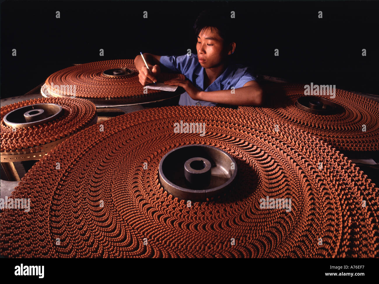 Electronic capacitors manufacturing plant Stock Photo Alamy