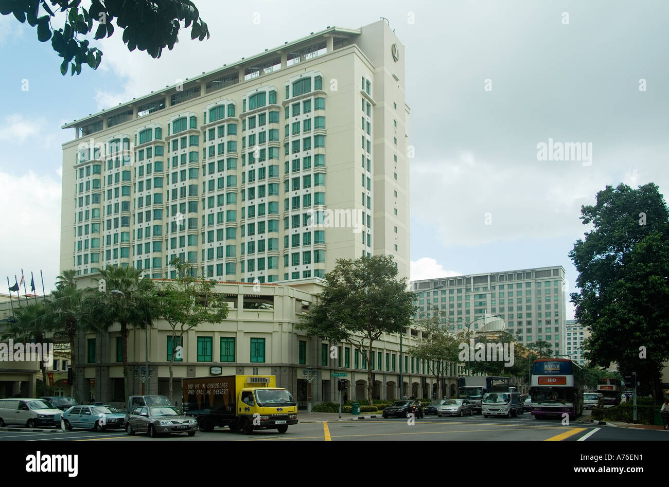 North Bridge Road, Singapore Stock Photo - Alamy