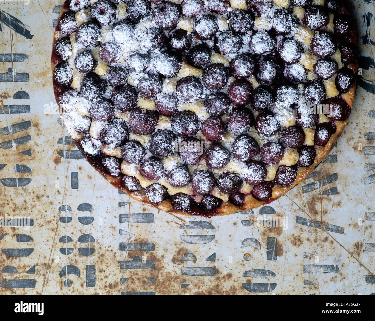 Kirsche Kirschen Cherry Cherries Cake Kuchen Stock Photo