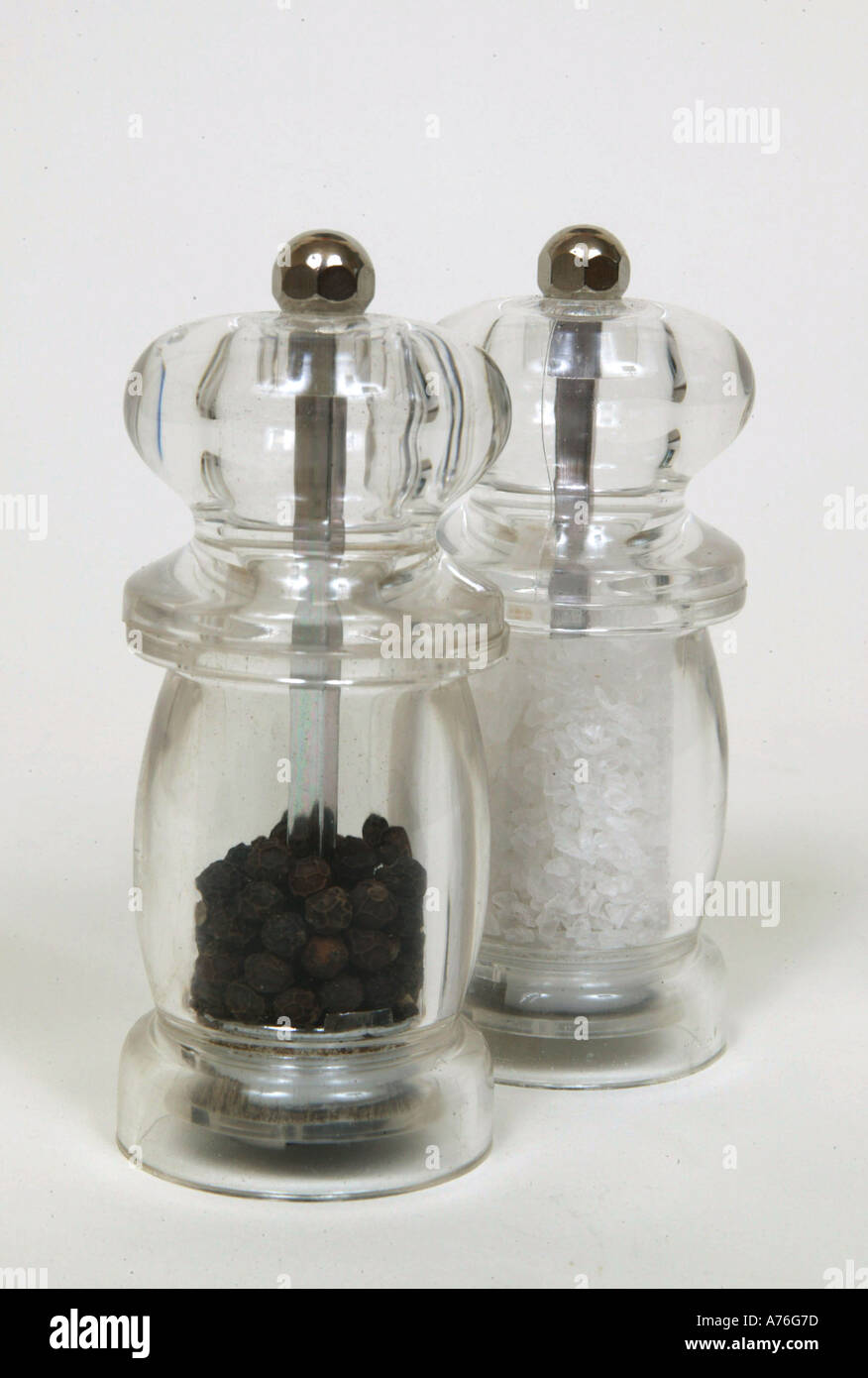 Salt and Pepper pots Picture by Barry Bland Stock Photo Alamy
