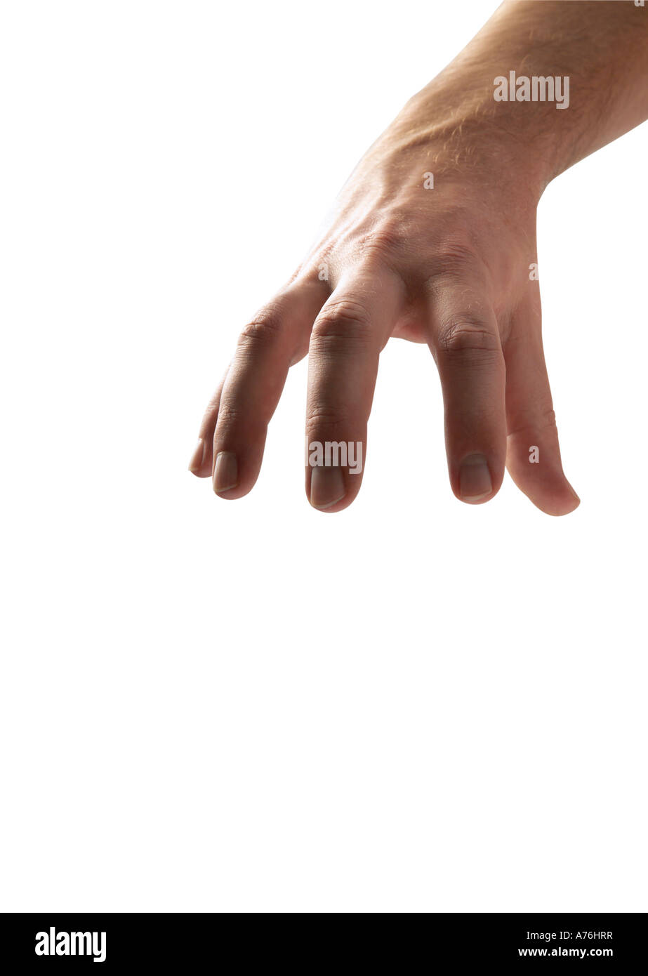 Grasping hand, closeup Stock Photo Alamy