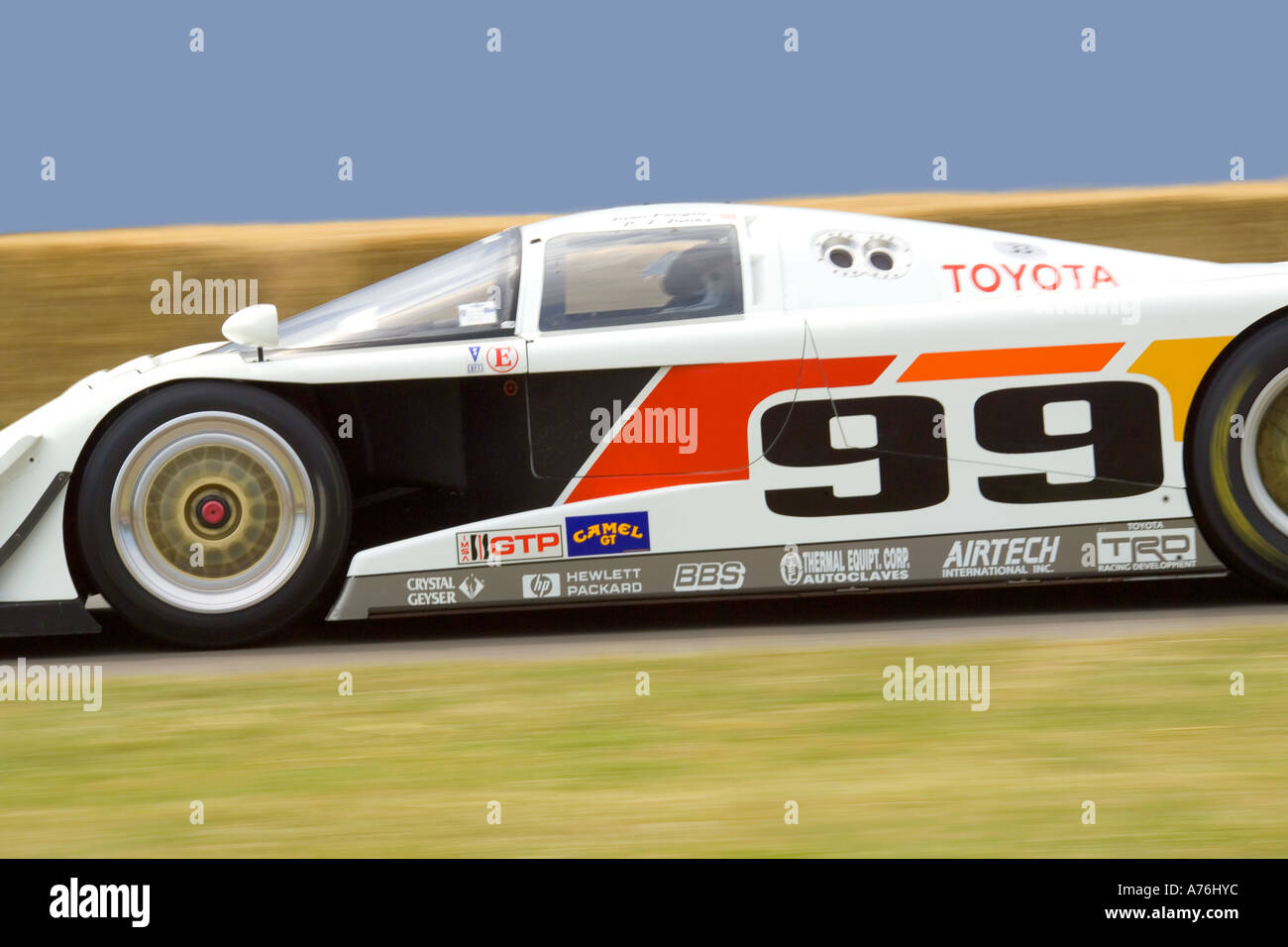 A Competitor in the track event close up, slow shutter speed and