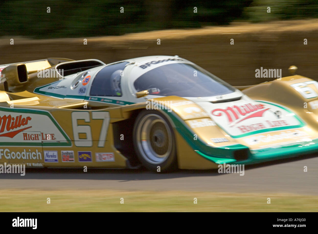 A Competitor in the track event close up, slow shutter speed and