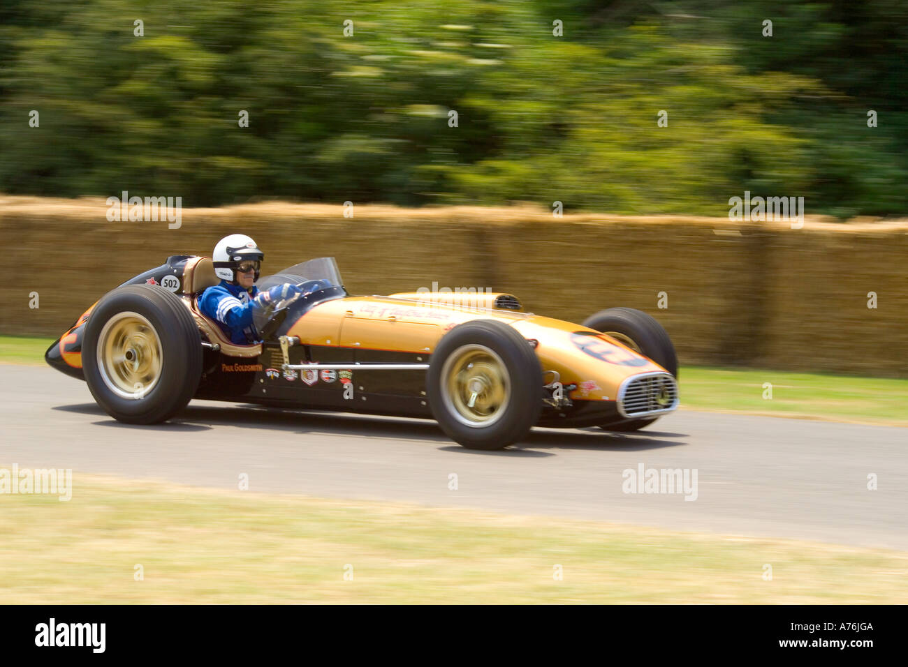 A Competitor in the track event close up, slow shutter speed and