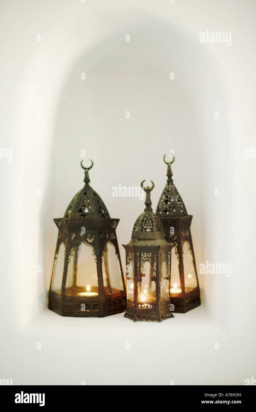Arabian hand lamps Stock Photo